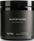 Ultra High Strength Glutathione Capsules - 1000mg Concentrated Formula - 98%+ Highly Purified and Highly Bioavailable - Non-GMO Fermentation - 120 Capsules Reduced Glutathione Supplement