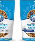 Manitoba Harvest Hemp Yeah Superseed Granola, Blueberry - 10oz - 11g Protein, 4g Fiber, 3.5g Omega 3 & 6 per 60g serving - With Hemp & Pumpkin Seeds - Vegan, Non-GMO Project Verified