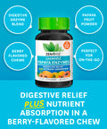 Zenwise Health Papaya Enzymes Chewable with Digestive Enzymes and Bromelain for Digestive Health and Bloating Relief for Women and Men Enzymes for Digestion and Gut Health - 30 CT