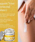 Naturallymum NaturallyMum - Wild Yam Cream for Hormone Balance for Women [Natural] - Support for Womens Perimenopause & Menopause - Wild Yam Balancing Cream - Wild Yam Hormone Cream for Women - Honey - Made in UK