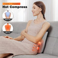 Neck And Shoulder Massager With Heat, Shiatsu Massage Pillow With 3D Deep Tissue Kneading For Back Legs Foot Body Pain Relief,At Home Office Car, For Mom&Dad