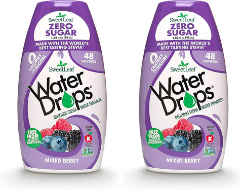 SweetLeaf Water Flavoring Drops - Stevia Water Enhancer, Sugar Free, Zero Calorie Water Additive for Flavor, Contains Monk Fruit Extract, Gluten Free, Keto Friendly - 1.62 Fl Oz (Variety Pack of 3)
