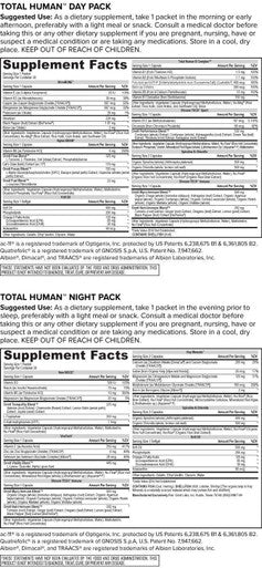Onnit Total Human + Alpha Brain 90ct + Mood 60ct Stack