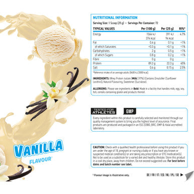 Applied Nutrition ISO-XP Whey Protein Isolate(1.8kg - 72 Servings) (Vanilla)