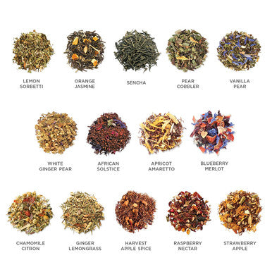 Tea Forte Single Steeps Loose Leaf Classic Tea Sampler Assorted Variety Tea Chest Box Single Serve Pouches 28 Count (Pack of 1)