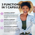 NUTRAHARMONY Liver Support Detox Blend & Biotin, Collagen Capsules