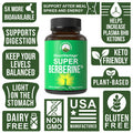 Super Berberine Supplement - Dihydroberberine GlucoVantage Now 5X More Effective Than Regular Berberine Powder Capsules. for Metabolism Support. Keto Friendly Plus Vegan Berberine Extract Pills