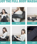 Dailylife Shiatsu Neck And Back Massager With Heat, Electric Deep Kneading Massager For Neck Pain, Shoulder, Waist, Leg And Foot, Stress Relief For Men, Women, Mom, Dad