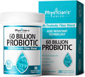 Physicians Choice Probiotics 60 Billion CFU 10 Diverse Strains Plus Organic Prebiotic Designed for Overall Digestive Health and Supports Occasional Constipation Diarrhea Gas Bloating