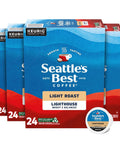 SeattleÃƒÂ¢Ã¢â€šÂ¬Ã¢â€žÂ¢s Best Coffee, Medium Roast K-Cup Coffee Pods, House Blend, 100% Arabica, 4 Boxes (96 Pods Total)