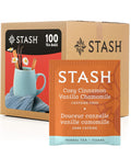 Stash Tea Ginger Peach Green Tea & Matcha Blend, Box of 100 Tea Bags (Packaging May Vary) | Zesty, fruity blend with peach, ginger and matcha notes, Non-GMO Project Verified and foil-sealed freshness