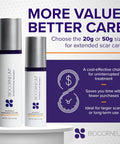 Advanced Scar Treatment With Silishield & Spf 30 50G Made In The Usa, Fast-Drying, Water-Resistant Silicone Scar Gel - Surgeon Recommended For & Old Scars - Suitable For Children Over 6 Months