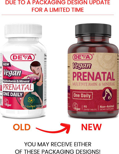 Deva Vegan Prenatal Multi vitamin and Mineral - 90 Tablets
