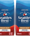 SeattleÃƒÂ¢Ã¢â€šÂ¬Ã¢â€žÂ¢s Best Coffee, Medium Roast Ground Coffee, Portside, 100% Arabica, 1 Bag (12 oz)