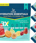Electrolytes Powder Packets - Sugar Free & Zero Calorie Liquid Daily IV Drink Mix - Instant Hydration & Energy Supplement with 6 Electrolytes and 5 Vitamins, Keto Friendly & Vegan - 36 Sticks