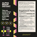 Onnit Alpha Brain Instant - BlackBerry Lemonade (30ct Box)