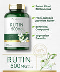 Carlyle Rutin Supplement 500mg | 200 Tablets | Vegetarian Non-GMO Gluten
