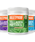 Bulletproof Unflavored and Chocolate and Vanilla Collagen Peptides