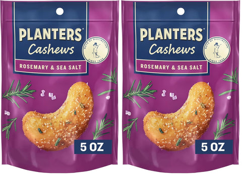 PLANTERS Cashews Cinnamon & Brown Sugar - Trail Mix Snack Pack - Snacks with Cinnamon & Brown Sugar, Snack Pack, Party Trail Mix, 5 Oz Bag