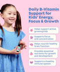 JoySpring Burst B12 Drops Vitamin B Complex for Kids with Methyl B12 Supplement to Support Healthy Growth and Development Vegan Liquid B12 Drops Ages 316+ 2 fl oz (60 Servings)