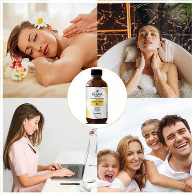 Ylang Ylang Essential Oils 4Oz Large Bottle with Gift Box - 100% Pure and Natural Therapeutic Grade Essentail Oil for Aromatherapy - 4 Ounce