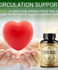 HERBALICIOUS Ginkgo Biloba Capsules - Daily Natural Nootropic Supplement To Support Mental Clarity, Focus, Memory Boost, Stress Relief, Heart And Brain Health&Energy Booster For Men And Women 100Pcs