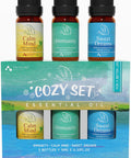 Asakuki Essential Oils Set, Aromatherapy Diffuser Oils Blends, 100% Natural Fragrance Essential Oils For Stress Relief, Sleep Better & Feel Good, The Little Box Of Cozy Set 3X10Ml