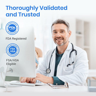 Etekcity Bluetooth Blood Pressure Monitor, FSA-HSA Eligible, Smart Upper Arm Automatic BP Machine with App, Wide Cuff 8.6"-16.5", Irregular Heartbeat Detection,Home Medical Diagnostic Kit Wearables