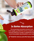 Barlean's Seriously Delicious Omega-3 High Potency Fish Oil Key Lime Pie 8-Oz