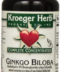 Kroeger Herb Ginkgo Biloba Vegetarian Capsules, 90 Count