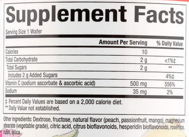 NATURAL FACTORS Passionfruit Peach Mango C 500 180 CT