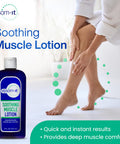 Epsom-It Soothing Muscle Lotion - Epsom Salt Magnesium Sulfate Cream Arnica for Muscle Stiffness, Topical Magnesium Lotion, Providing Comfort for Legs, Knee and Feet, 8.0 oz.