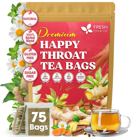 FreshDrinkUS, Premium 120 Mulberry Leaf Tea Bags, 100% Natural & Pure from Mulberry Leaves. Loose Leaf Herbal Tea. Made with Natural Material Tea Bags. No Sugar, No Caffeine, No Gluten, Vegan.