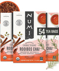 Numi Organic Rooibos Chai Tea, 18 Herbal Tea Bags, Caffeine Free
