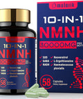 molorik NMNH Dihydronicotinamide Mononucleotide 1000mg Per Serving NAD High Purity Supplement Alternative 58 Capsules Gluten Free Non GMO for Anti Aging Energy Focus 29 Servings