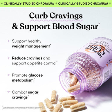 Lemme Curb Cravings, Improve Carb Metabolism, Support Weight Management W/Clinically Studied Chromium Picolinate, Bitter Melon, Ceylon Cinnamon & Greens Blend I Drug-I Vegan