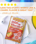 Emergen-C 1000mg Vitamin C Powder, with Antioxidants, B Vitamins and Electrolytes, Vitamin C Supplements for Immune Support, Caffeine Fizzy Drink Mix, Super Orange Flavor - 3 Count