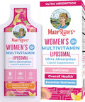 Maryruth Organics Multivitamin for Women 40+ | Womens Multivitamin Liposomal | Immune Support Supplement | Energy Supplements & Sleep Aid | Methylated Multivitamin | Vegan | Sugar | Non-GMO | 14 Servings