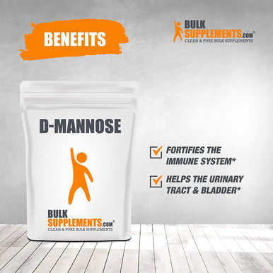 BulkSupplements.com D-Mannose Powder - Urinary Tract Support - Bladder Support (1 Kilogram)