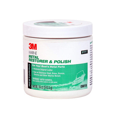3M Metal Restorer And Polish 09019 18 Oz Paste