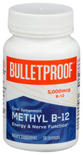Bulletproof Cool Spearmint Methyl B-12 Lozenges, 60 Count, Supplement For Energy And Nerve Function