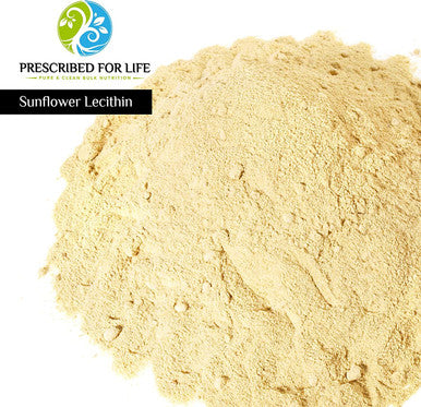 Prescribed For Life Sunflower Lecithin Powder | Unbleached Gluten Vegan Non-Gmo Soy her | Naturally Rich In Choline & Essential Fatty Acids (4 Oz / 113 G)