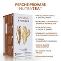 Nutra Tea - Ginger & Ginseng Tea - 20 Tea Bags - Herbal Tea