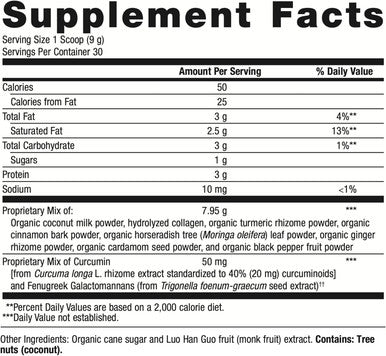 Metagenics - Golden Fusion Highly Bioavailable Curcumin and Grass-Fed Collagen Peptides 30 Servings
