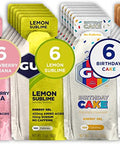 GU Energy Original Sports Nutrition Energy Gels, 24-Count, Assorted Caffeine- Flavors Variety Pack