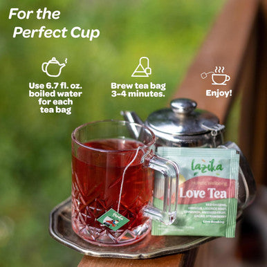 Lazi ka Lazika Herbal Tea Variety Pack Relaxation Tea Assortment Tea Sampler Set Assorted Tea Variety Pack with Pyramid Tea Bags Herbal Teas Tea Set 54 Counts