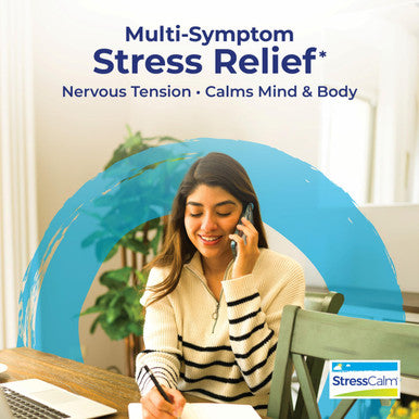 Boiron Stress Calm for Relief of Stress Anxiousness Nervousness Irritability and Fatigue 60 Count