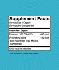 Nature'S Sunshine High Potency Protease 60 Capsules