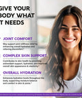 Nutraharmony Hyaluronic Acid Supplements 1000 Mg - Collagen Msm Boswellia Vitamin D3 C & E - Hyaluronic Acid Capsules - Skin Hydratation & Joint Comfort Support - 7-In-1 Complex - Made In Usa 120 Capsules