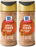 McCormick Finishing Sugar, Pumpkin Spice, Limited Edition, Sweet Blend of Warm Pumpkin Spices, The Perfect Finish for Cookies, Muffins, Pancakes, Bread, and More, 3.66 oz (Pack of 2)